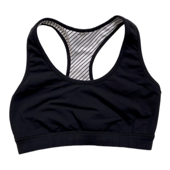LUCY Women’s Black Racerback Sports Bra Top Size Small - Picture 1 of 6